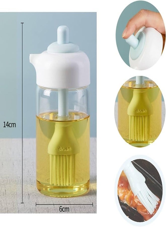 draval Oil Dispenser Bottle With Silicone Brush 2 in 1 Silicone Dropper Measuring Oil Dispenser Bottle - Image 4